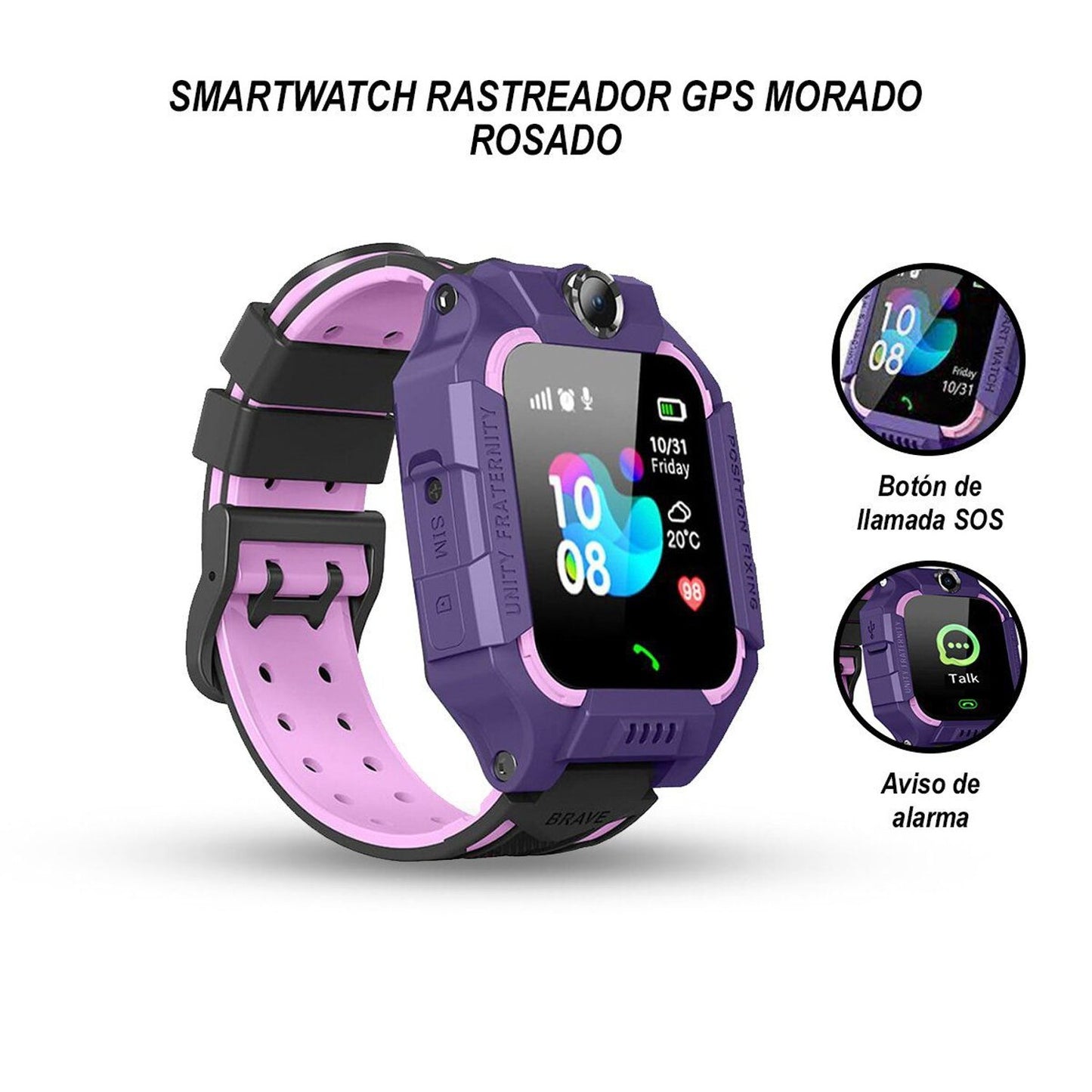 SMARTWATCH Q19 PARA NIÑOS CON RASTREO ACCESO CHIP LLAMADAS Y CÁMARA